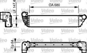 Інтеркулер Valeo 818772