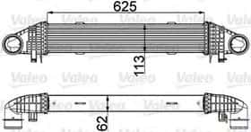 Интеркулер Valeo 818276