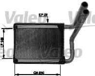 Радіатор пічки Valeo 812429