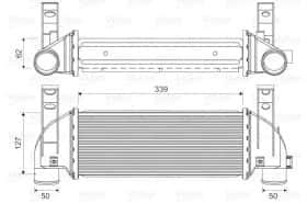Інтеркулер Valeo 818353