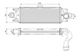 Интеркулер Valeo 818390