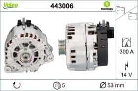 Генератор Valeo 443006
