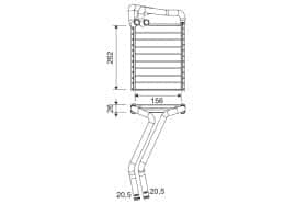 Радиатор печки Valeo 811655