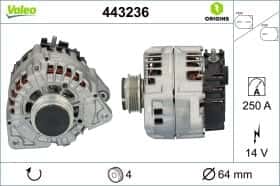 Генератор Valeo 443236