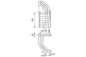 Радиатор печки Valeo 811610