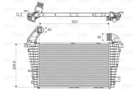 Интеркулер Valeo 818328