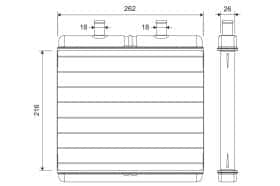 Радиатор печки Valeo 811631