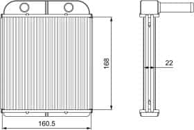 Радиатор печки Valeo 811559