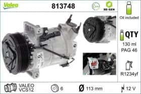 Компрессор кондиционера Valeo 813748