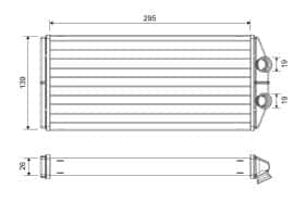 Радиатор печки Valeo 811504