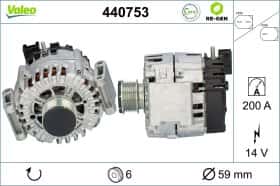 Генератор Valeo 440753