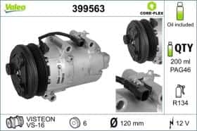 Компрессор кондиционера Valeo 399563