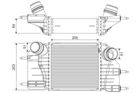 Інтеркулер Valeo 822908
