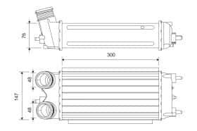Інтеркулер Valeo 818242