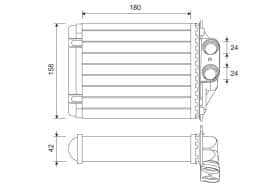Радіатор пічки Valeo 811607