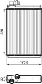 Радиатор печки Valeo 811507