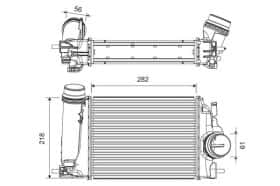 Інтеркулер Valeo 818317