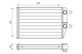 Радиатор печки Valeo 811514