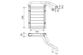 Радиатор печки Valeo 811594