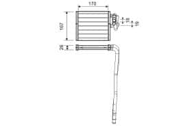 Радиатор печки Valeo 811510