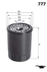 Оливний фільтр Mecafilter ELH4226
