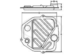 Фільтр АКПП SCT Germany sg1704
