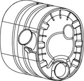 Глушитель выхлопных газов конечный Dinex 80393