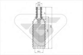 Комплект (пыльники + отбойники) Hutchinson KP111