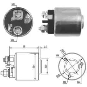 Тяговое реле стартера