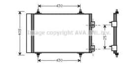 Радіатор кондиціонера AVA Quality Cooling CNA5240D