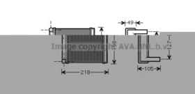 Радіатор пічки AVA Quality Cooling MSA6385