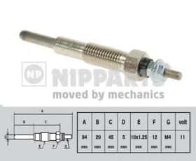 Свічка розжарювання Nipparts J5715008