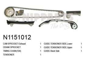 Комплект ланцюга ГРМ Nipparts N1151012