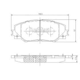 Тормозные колодки Nipparts N3602138