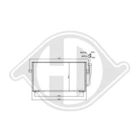Радіатор кондиціонера Diederichs dcc1457