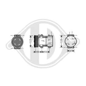 Компрессор кондиционера Diederichs dck1255