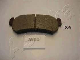 Гальмівні колодки Ashika 51-0W-W02