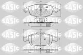 Тормозные колодки Sasic 6210009