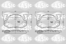 Тормозные колодки Sasic 6210011