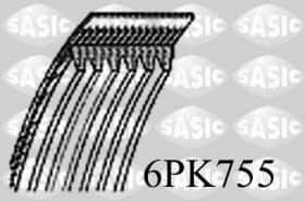 Поліклиновий ремінь Sasic 6pk755