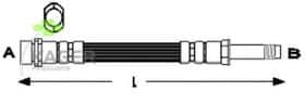 Тормозной шланг Kager 38-0309