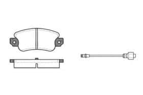 Тормозные колодки KAWE 0028 02 Тормозные колодки KAWE 0028 02