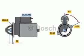 Стартер Bosch 0 001 108 441 Стартер Bosch 0 001 108 441