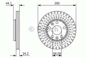 Тормозной диск Bosch 0 986 479 777