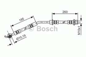 Гальмівний шланг Bosch 1 987 481 408