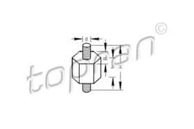 Кронштейн паливного насоса Topran 102 744