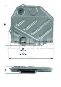 Фильтр АКПП Mahle HX 48