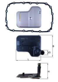 Фильтр АКПП Mahle hx240d