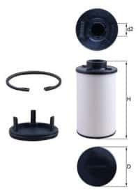 Фильтр АКПП Mahle hx286kit