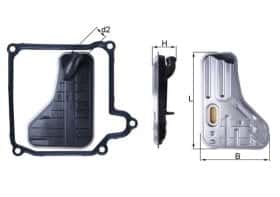 Фільтр АКПП Mahle hx264d